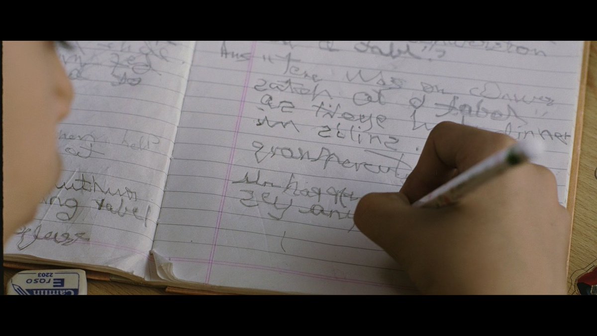 Screen capture of the floating letters scene from Taare Zameen Par